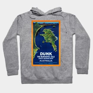 Vintage Travel Poster Dunk Australia Hoodie